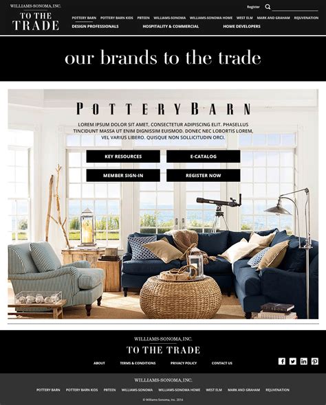 william sonoma trade login